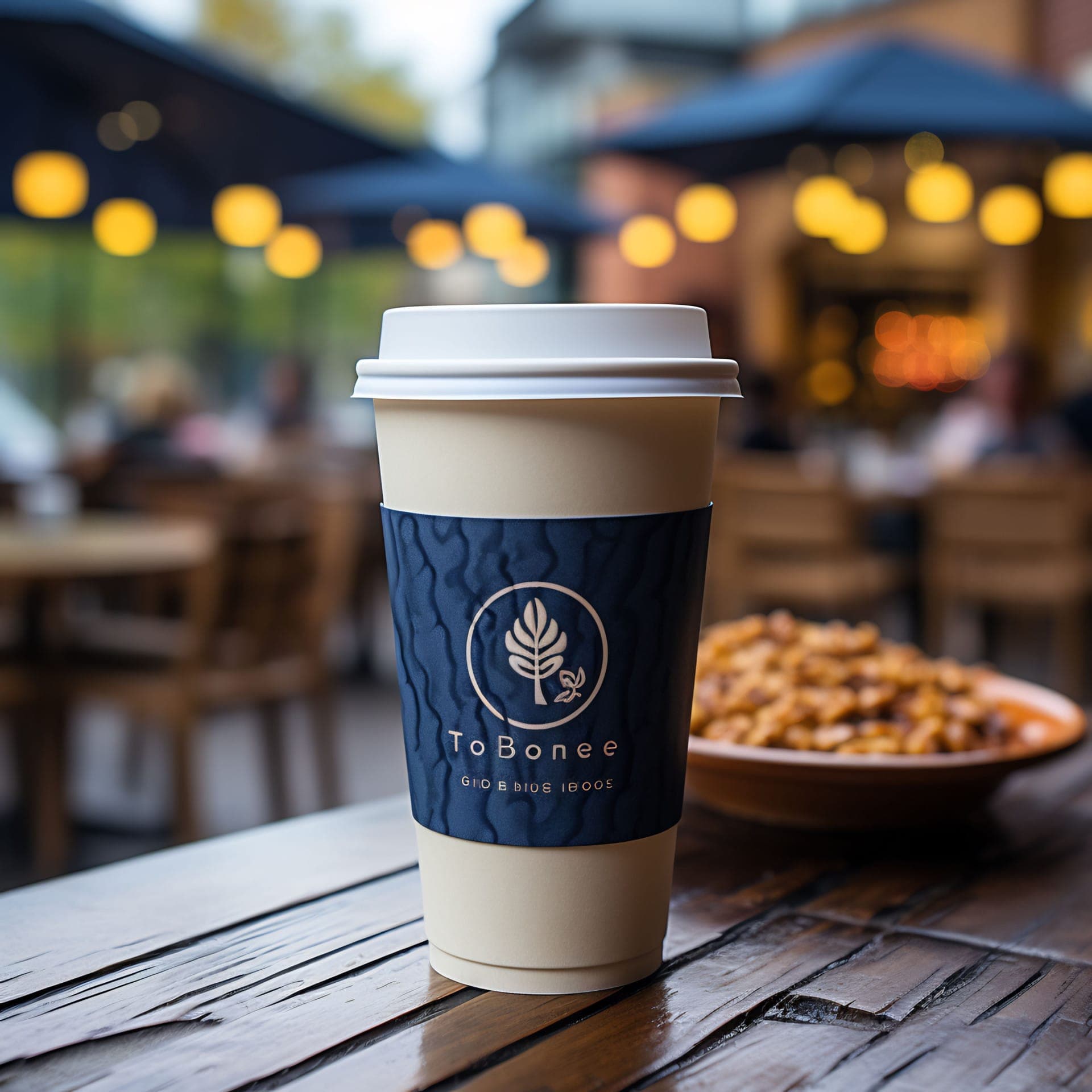 Branded cup and tableware styling